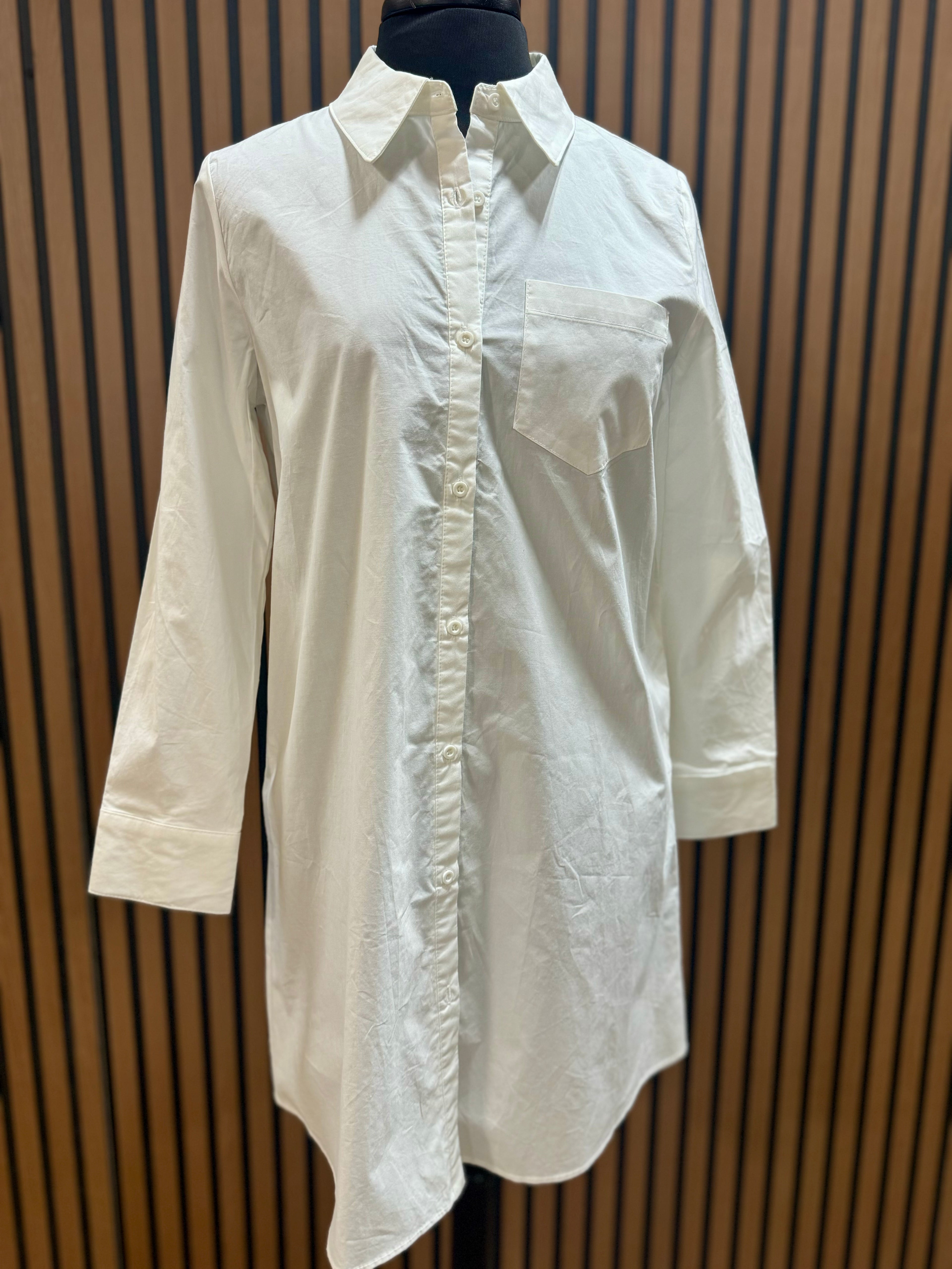 White Shirt Dress