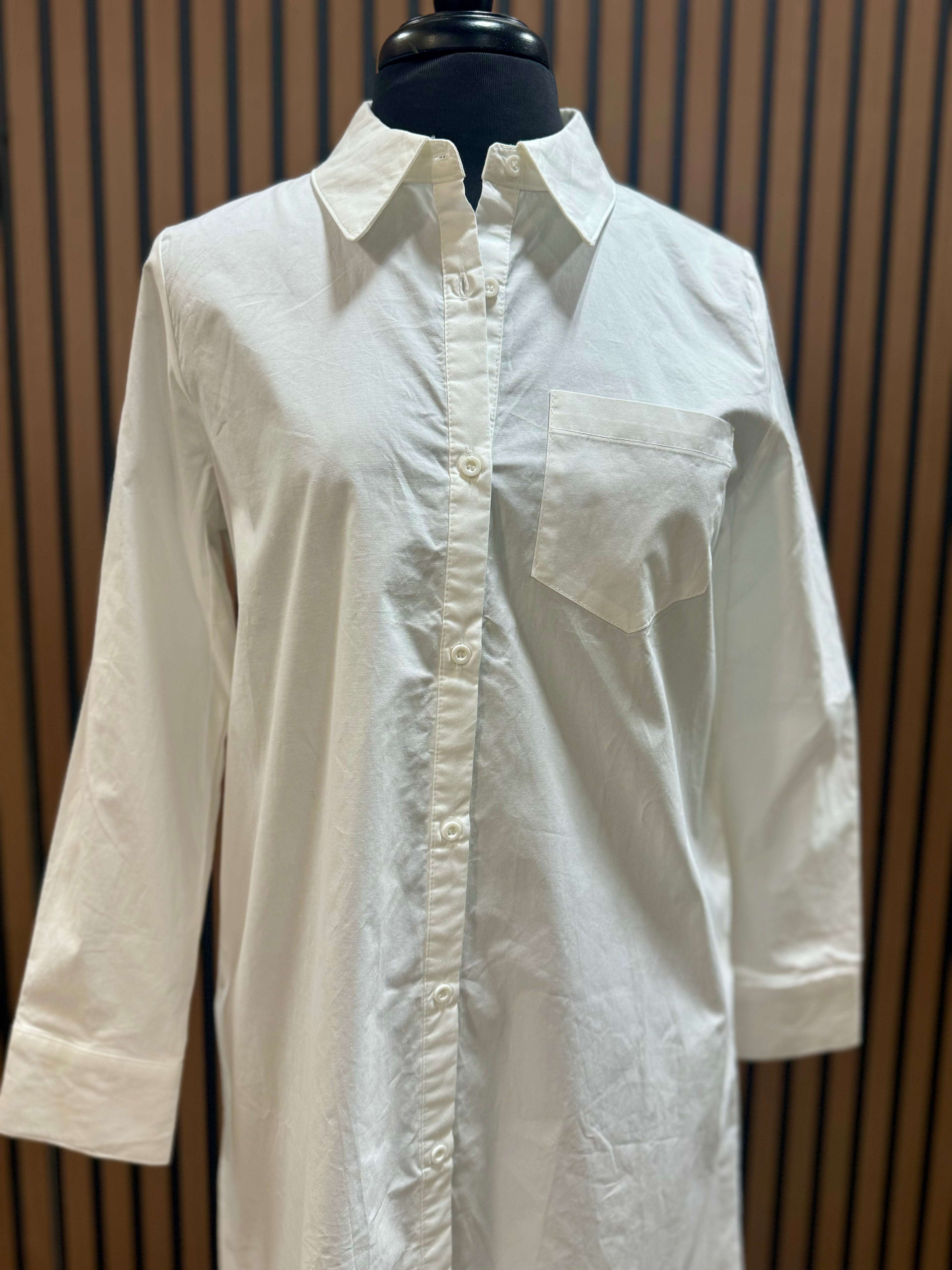 White Shirt Dress