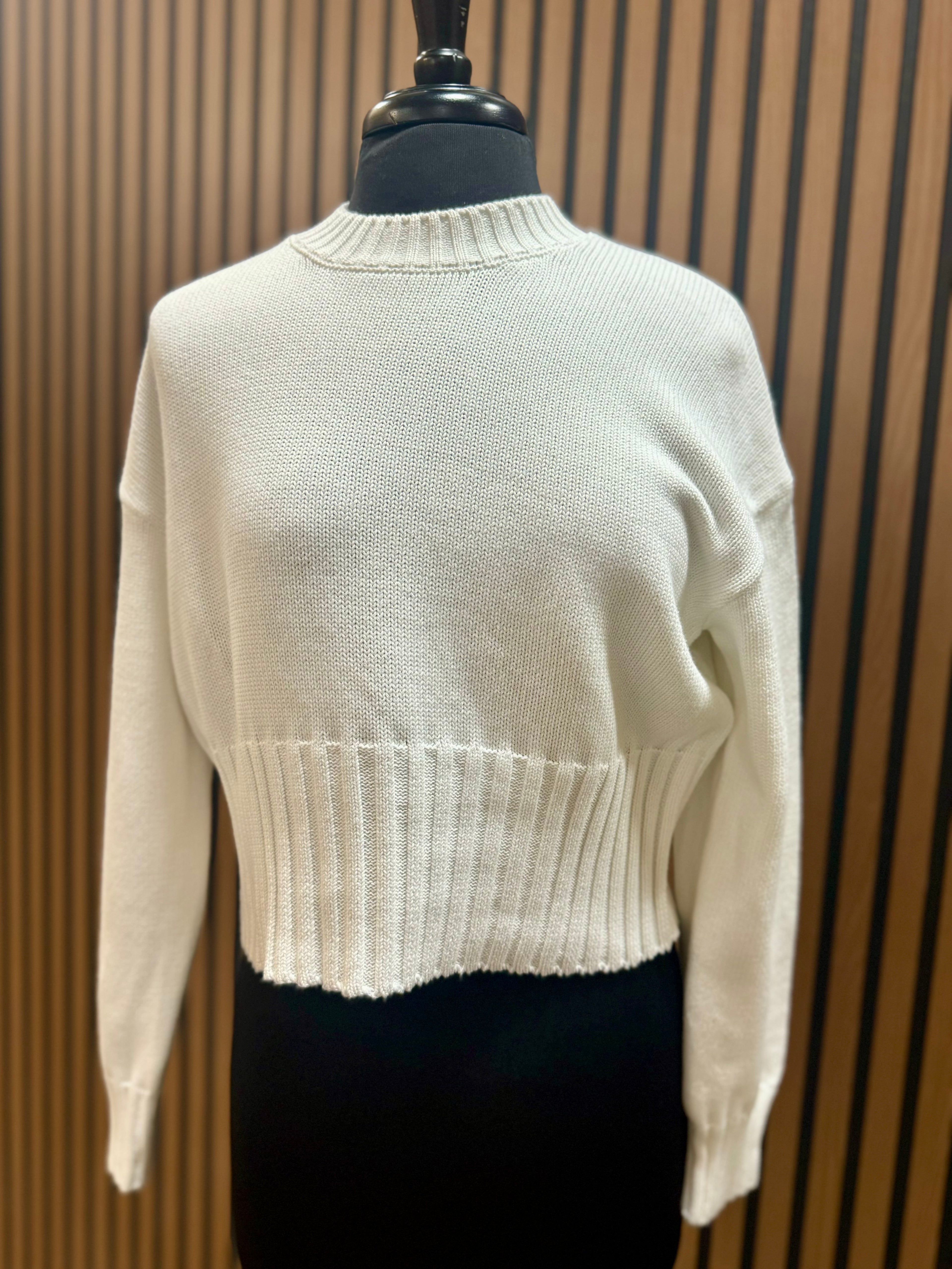 Garden Sweater White Hot