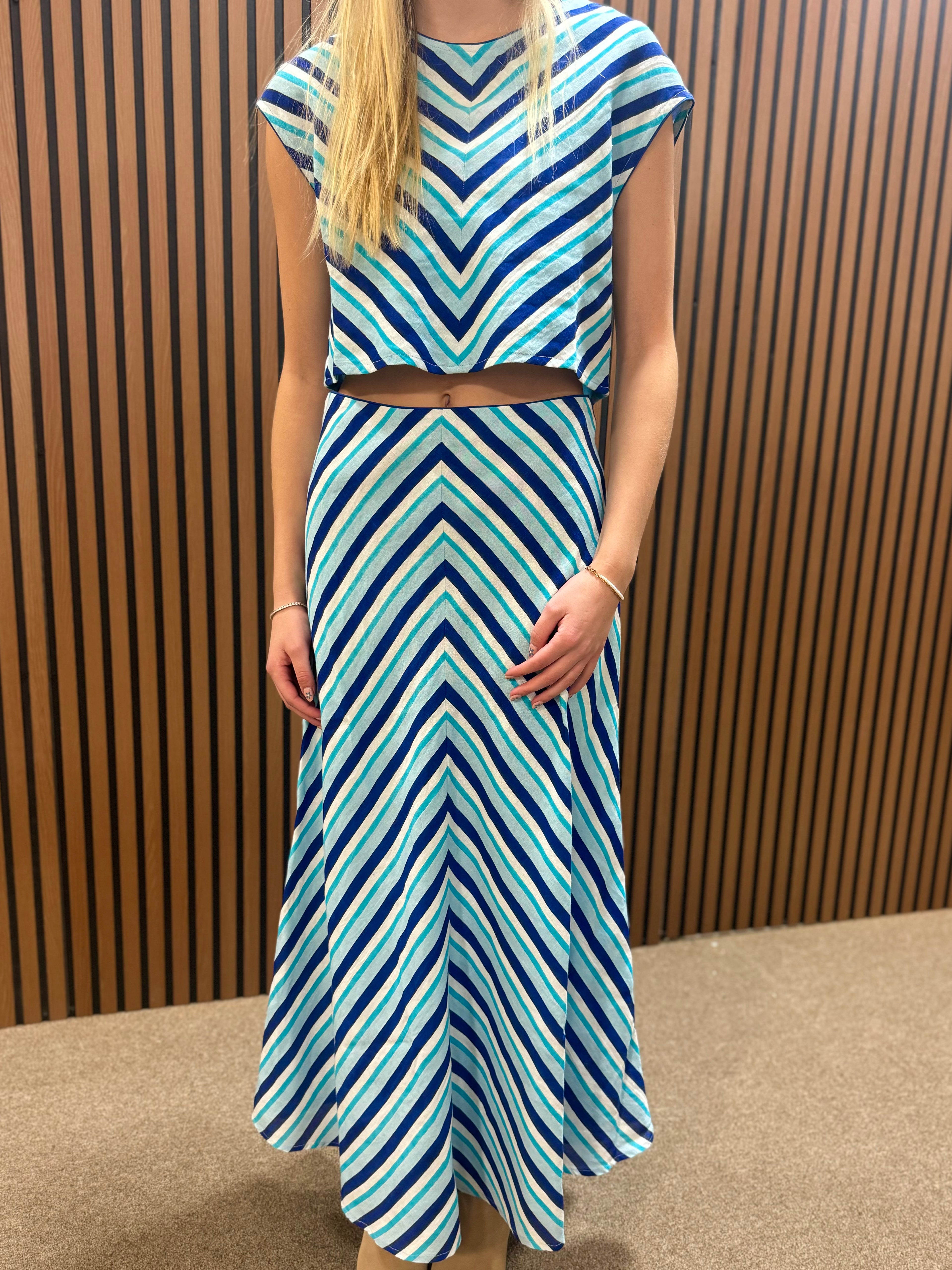 Jackie Top - French Blue Stripe