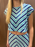 Jackie Top - French Blue Stripe
