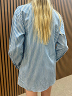 Caroline Blue Romper