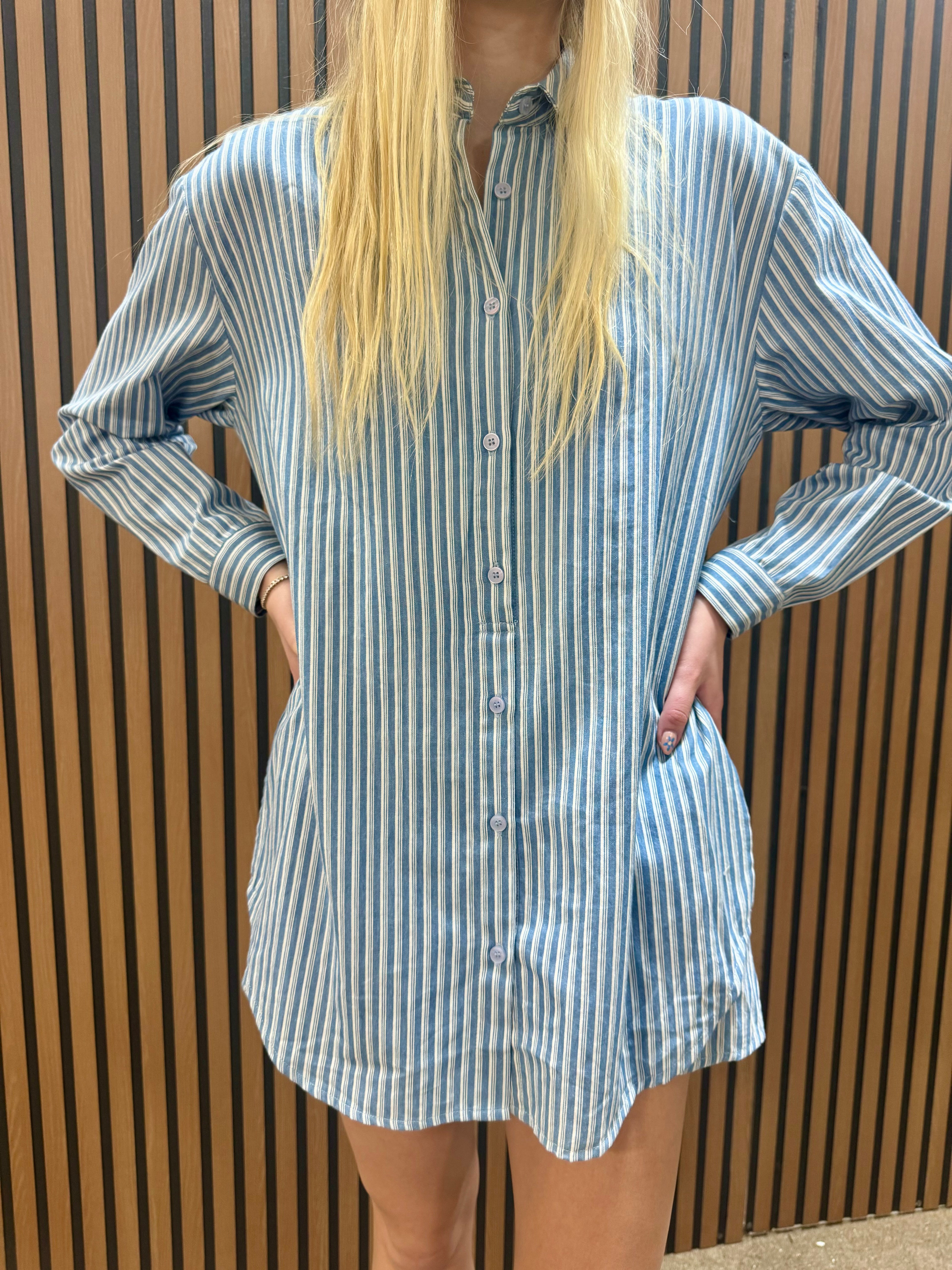 Caroline Blue Romper