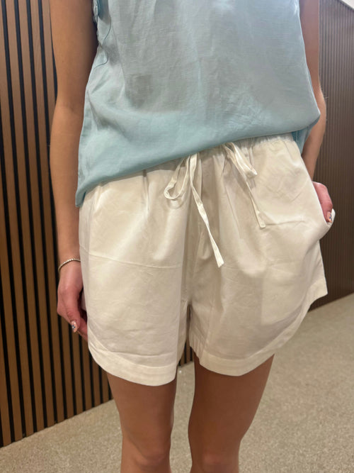 Alexis Cotton White Shorts