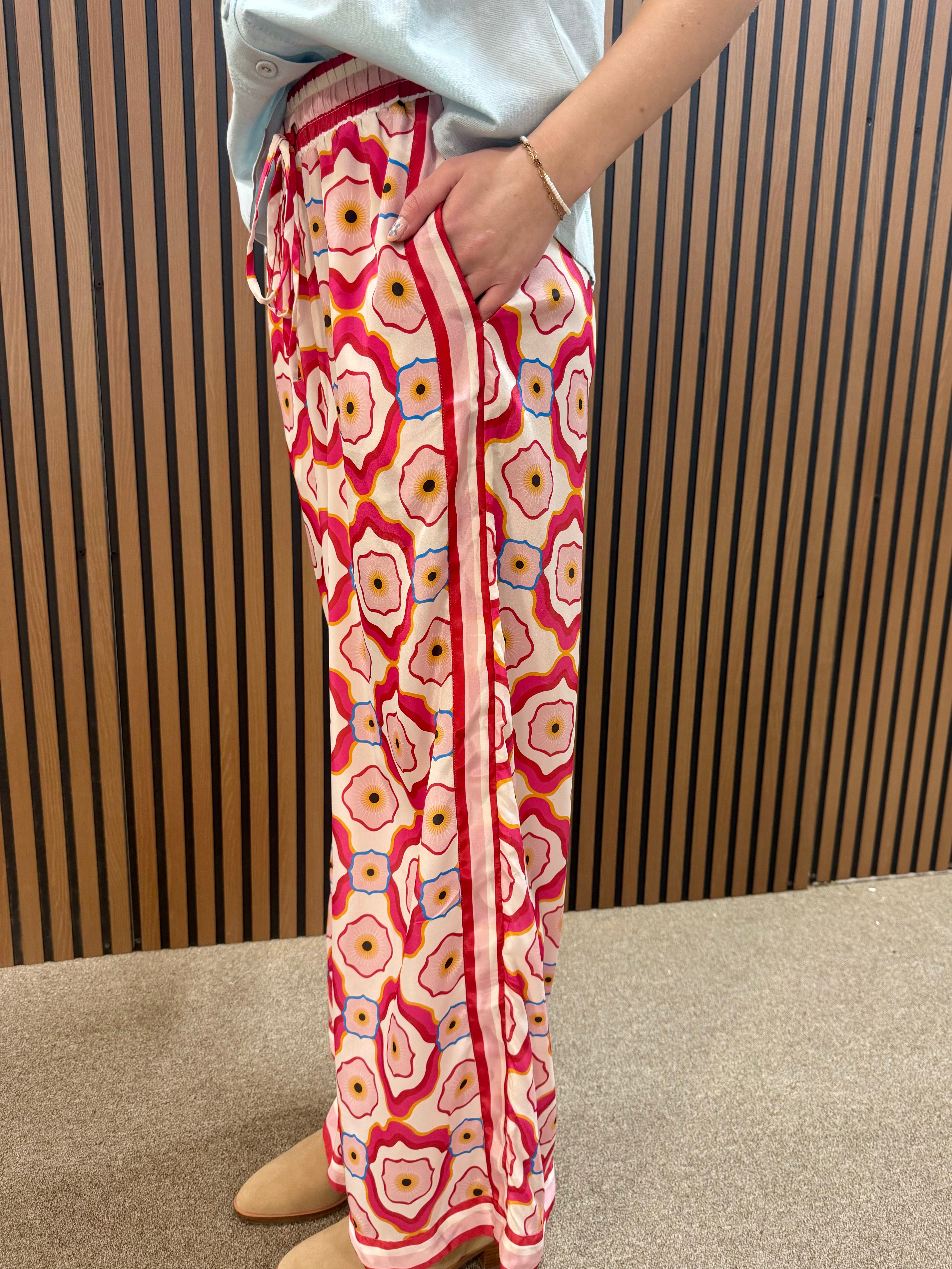 Presley Trellis Pink Pant