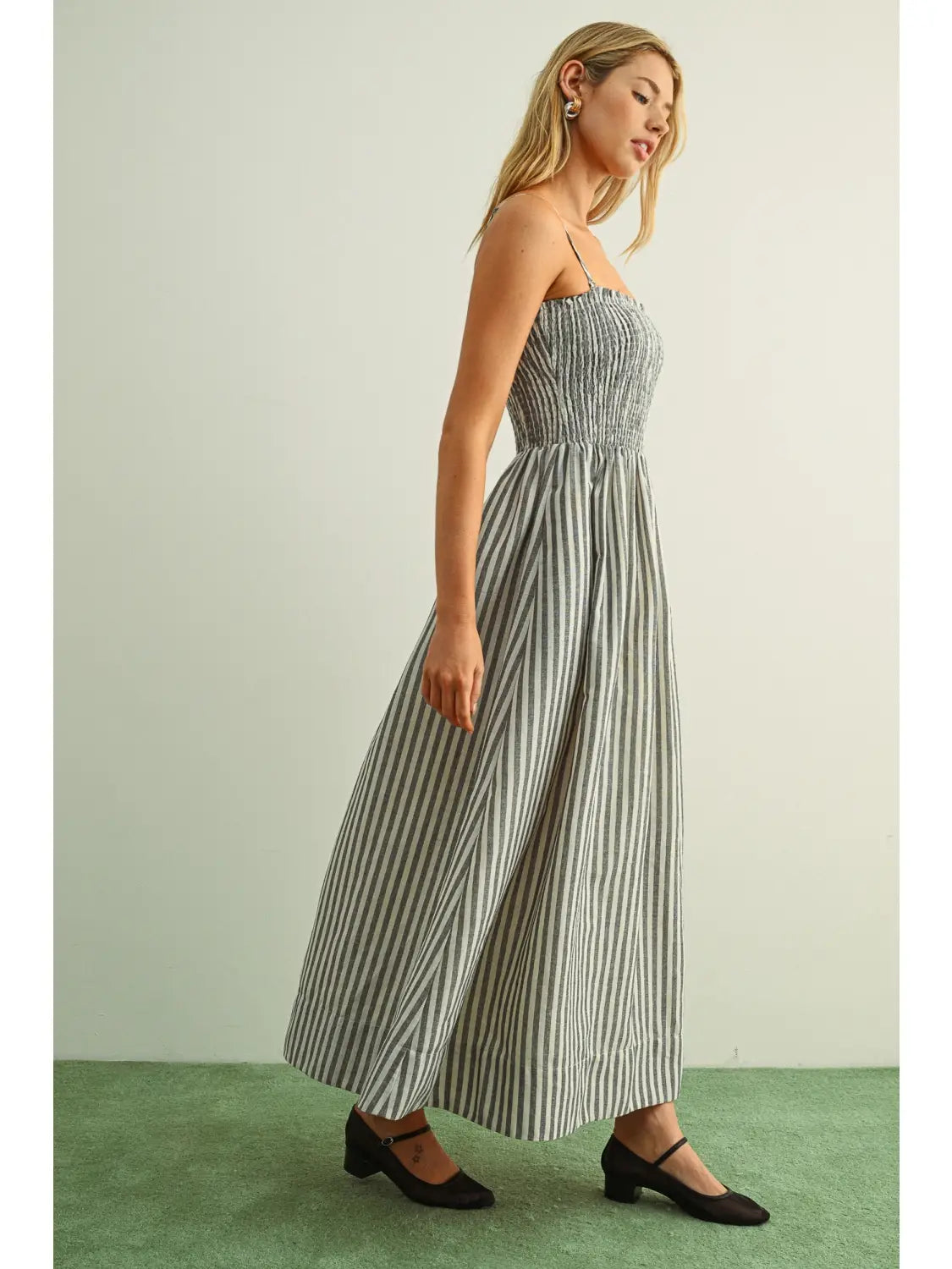Stripe Maxi Dress